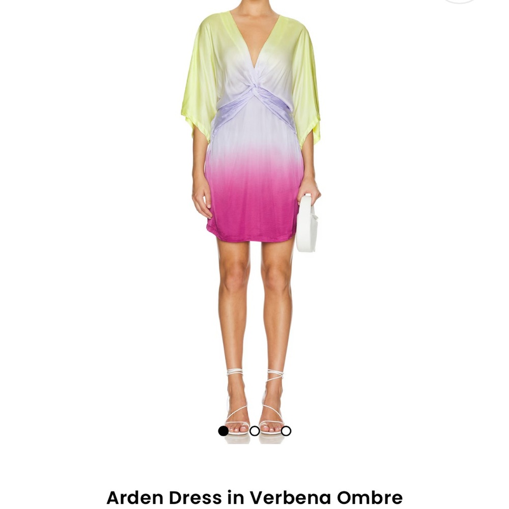 REVOLVE Ombre Yellow,Lavender and Pink Dress
